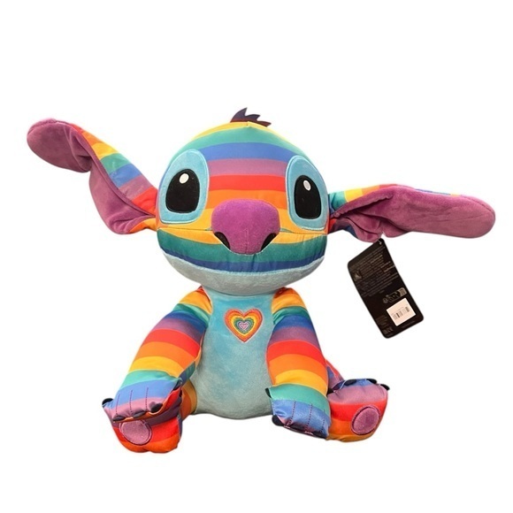 Disney Parks Stitch Plush Lilo & Stitch 12 1/2''‎ Pride Collection NWT GIFT - Picture 1 of 14